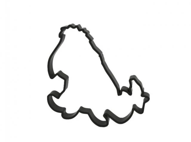 cookie cutter 3D Print Model .c4d .max .obj .3ds .fbx .stl .blend 