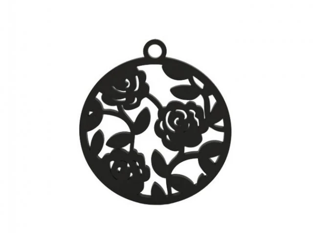 earring 3D Print Model .c4d .max .obj .3ds .fbx .stl .blend 