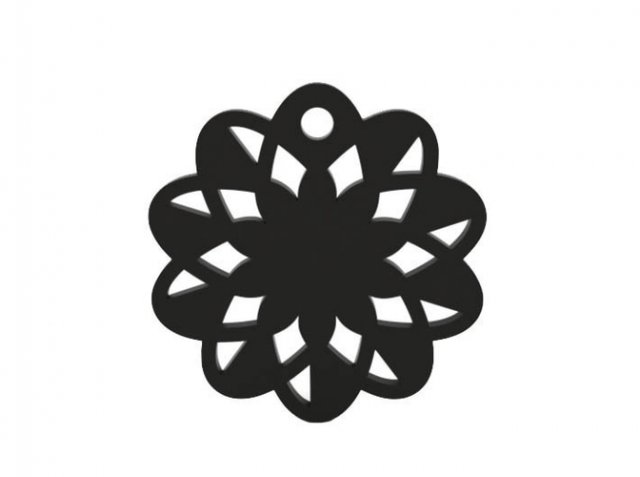 earring 3D 프린트 모델 .c4d .max .obj .3ds .fbx .stl .blend 