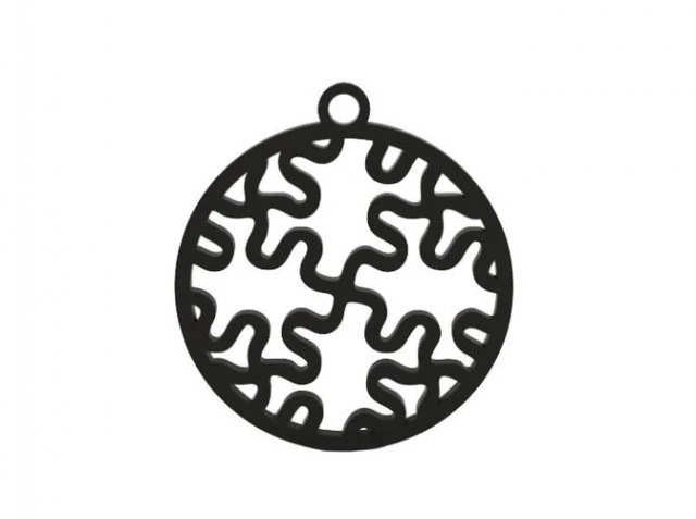 earring 3D Print Model .c4d .max .obj .3ds .fbx .stl .blend 