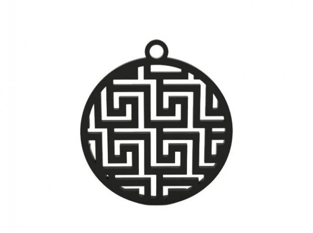 earring 3D Print Model .c4d .max .obj .3ds .fbx .stl .blend 