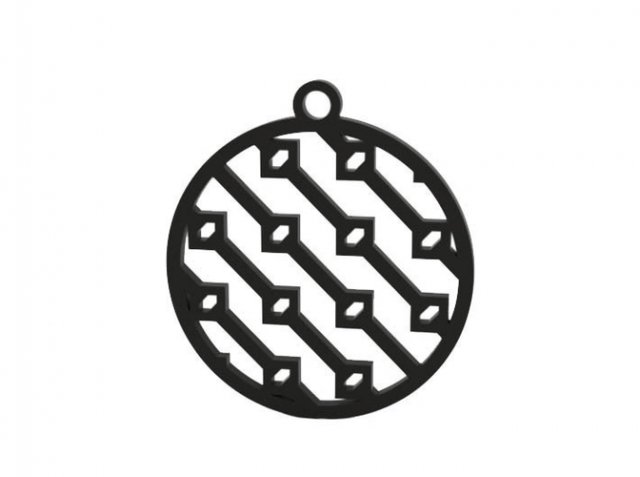 earring 3D Print Model .c4d .max .obj .3ds .fbx .stl .blend