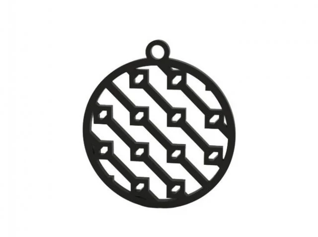 earring 3D Print Model .c4d .max .obj .3ds .fbx .stl .blend 