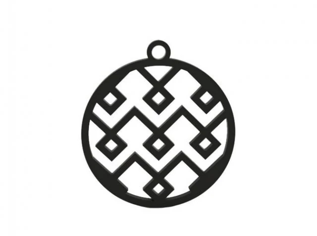 earring 3D Print Model .c4d .max .obj .3ds .fbx .stl .blend 