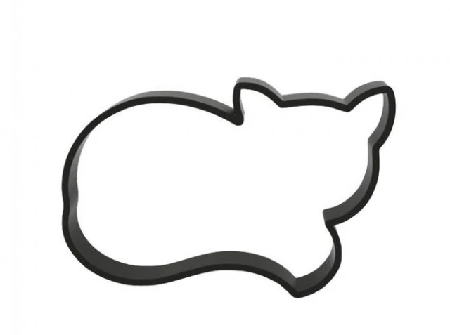 cookie cutter 3D Print Model .c4d .max .obj .3ds .fbx .stl .blend 