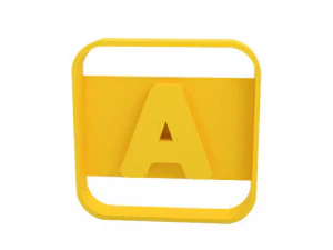 pemotong kue Model Cetak 3D