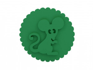 cookie stamp - stamp 3D 프린트 모델