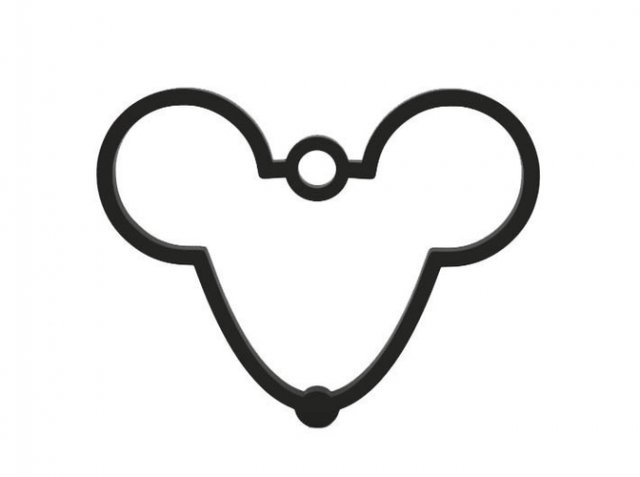 keychain 3D Print Model .c4d .max .obj .3ds .fbx .stl .blend 