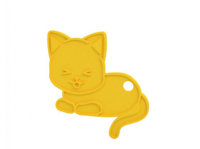 keychain 3D Print Model .c4d .max .obj .3ds .fbx .stl .blend 