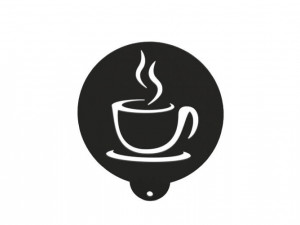 coffee - food stencil Modèles 3D en vedette
