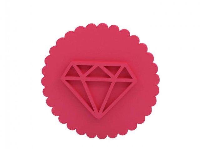 cookie stamp - stamp Modello di stampa 3D .c4d .max .obj .3ds .fbx .stl .blend 