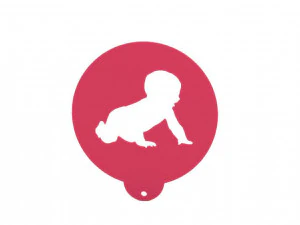 koffie - voedselstencil 3D printmodel