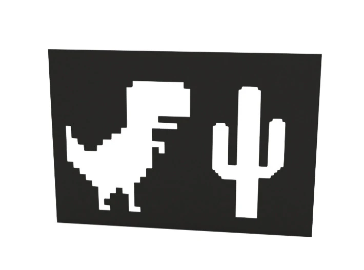 Stencil 3D Print Model .c4d .max .obj .3ds .fbx .stl .blend