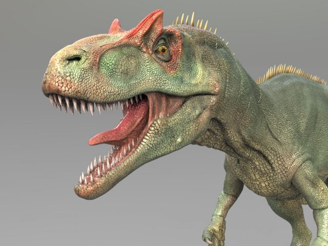 allosaurus zbrush model 3D Model .c4d .max .obj .3ds .fbx .stl .blend 