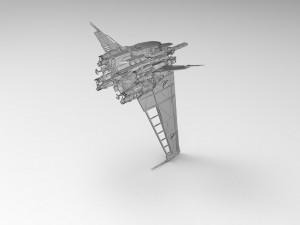 vertical fighter Modelo 3D