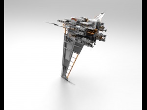 vertical fighter Modelo 3D