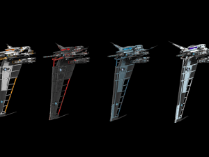 vertical fighter Modelo 3D