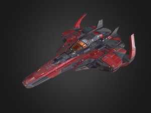 spaceship fighter 3D Model