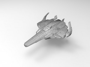 spaceship fighter Modello 3D