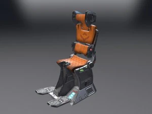 pilot seat 3D Model