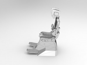 pilot seat 3D 模型