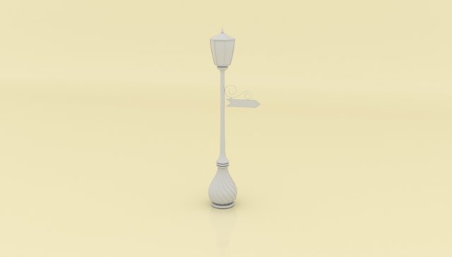 street light Model 3D .c4d .max .obj .3ds .fbx .stl .blend 