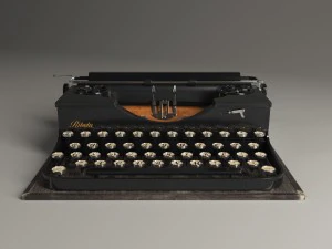 typewriter 3D Model