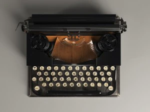 typewriter 3D Model
