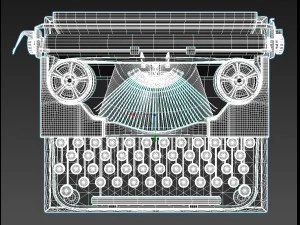 typewriter 3D Model