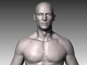 realistic white male 3D Model