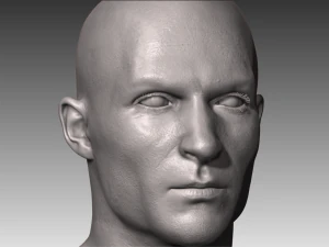 realistic white male 3D Model