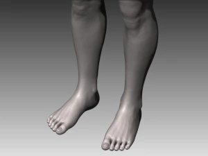 Realistic white female 3D Model