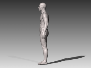 realistic white male and female bundle Modèle 3D