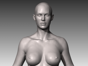 realistic white male and female bundle Modèle 3D