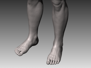realistic white male and female bundle Modèle 3D