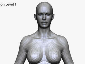realistic white male and female bundle Modèle 3D