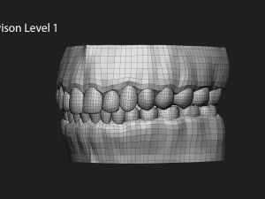 teeth sculpt for production Modèle 3D