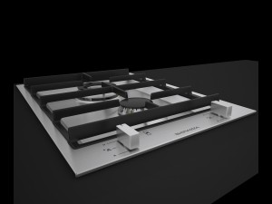 barazza hob grid bfeel36 c4dvray 3D Model