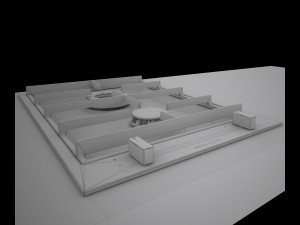 barazza hob grid bfeel36 c4dvray 3D Model