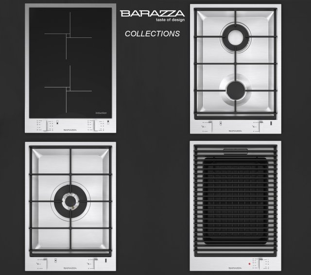barazza induction grids barbecue cm36 c4dvray 3D 모델 .c4d .max .obj .3ds .fbx .stl .blend 