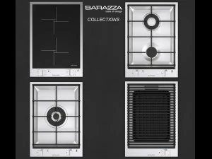 barazza induction grids barbecue cm36 c4dvray 3D Model
