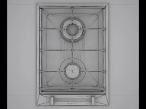barazza induction grids barbecue cm36 c4dvray 3D Model