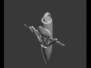 amphibious cross Modello 3D
