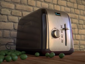 toaster kitchenaid 3D Model