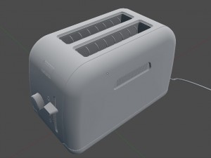 toaster kitchenaid 3D Model