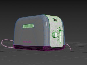 toaster kitchenaid 3D Model