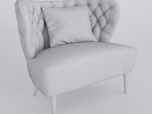 fado armchair by paulo antunes 3D Modell