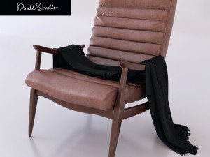 hans armchair by dwellstudio 3D 모델