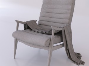 hans armchair by dwellstudio 3D Model