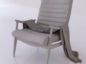hans armchair by dwellstudio 3D Model